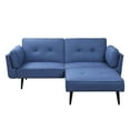 thumbnail image 2 of Ucloveria Loveseat Sofa,Futon Sofa with Ottoman for Living Room 2 Seats, 2 of 10