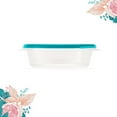 thumbnail image 4 of Rubbermaid TakeAlongs 2.9 Cup Food Storage Containers, Meal Prep Containers, Food Containers with Lids, Limited Edition Turquoise Blue, 4 of 6