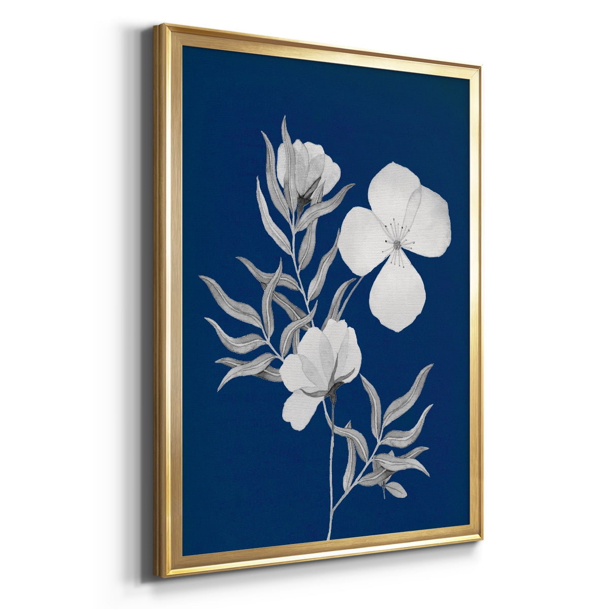 Indigo Sketch II Premium Framed Print - Ready to Hang