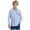 Blue, variant on Boys Long Sleeve Shirts Boys' Expandable Collar Button Down Dress Shirt with Long Sleeves Standard 2T 3T(White, 2-3 Years)