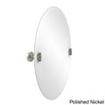 thumbnail image 4 of Allied Brass South Beach Frameless Oval Tilt Beveled Edge Wall Mirror - A Oil Rubbed Bronze, 4 of 5