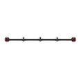 thumbnail image 3 of Furniture of America Meritor Metal 5-Hook Coat Rack in Sand Black (Set of 2), 3 of 6