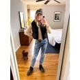 thumbnail image 3 of Women Cropped Puffer Vest Stand Collar Sleeveless Zip Up Padded Gilet Outerwear, 3 of 6