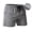 Grey, variant on Men's Athletic Shorts Mesh Workout Gym Activewear 5'' Inseam Shorts with Pockets,L