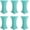 Aqua Blue, variant on Cocktail Table Covers-Spandex Round High Top Table Cloths 6 Pack 32x43 Inch-White Stretch Fitted Bar Tall Tablecloth for Pub Bistro Highboy Party Event Banquet Height Folding Satnding Tables