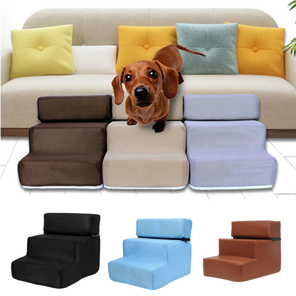 Cheers.US Pet Stairs Cover Safe and Durable Indoor –Comfortable Faux Leather Non-slip Dog Steps Detachable Dog Ramp Stair Cover,Stair Cover for Puppy