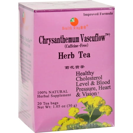 Health King Chrysanthemum Vascuflow Herb Tea 20 Tea