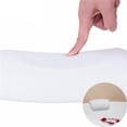 thumbnail image 3 of Almohada portátil para bañera, cojín para el cuello y la espalda, reposacabezas impermeable, cojín para bañera EVA para baño, hogar, hombres, mujeres, , Blanco Sunnimix Almohada de bañera, 3 of 8