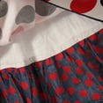 thumbnail image 6 of Richie House Little Girls Bold Red Black Polka Dotted Dress 3, 6 of 7