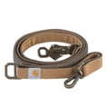 thumbnail image 1 of Correa para perro Carhartt de nailon con forma de pato, color negro y latón cepillado, tamaño grande, 1 of 6