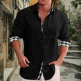 thumbnail image 3 of Men's Casual Dress Shirts Long Sleeve Casual Button Down Collared Casual Dress Shirts, 3 of 14