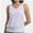 White, variant on Women’s Summer V-Neck Tank Top - Lightweight Breathable, Loose Fit, Solid Color