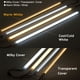 thumbnail image 4 of Barra de luz LED de 220V, tiras rígidas debajo de armarios, tubo de reflector fluorescente, barra de luz para el hogar, interior, cocina, escaparate, luces traseras, 4 of 4