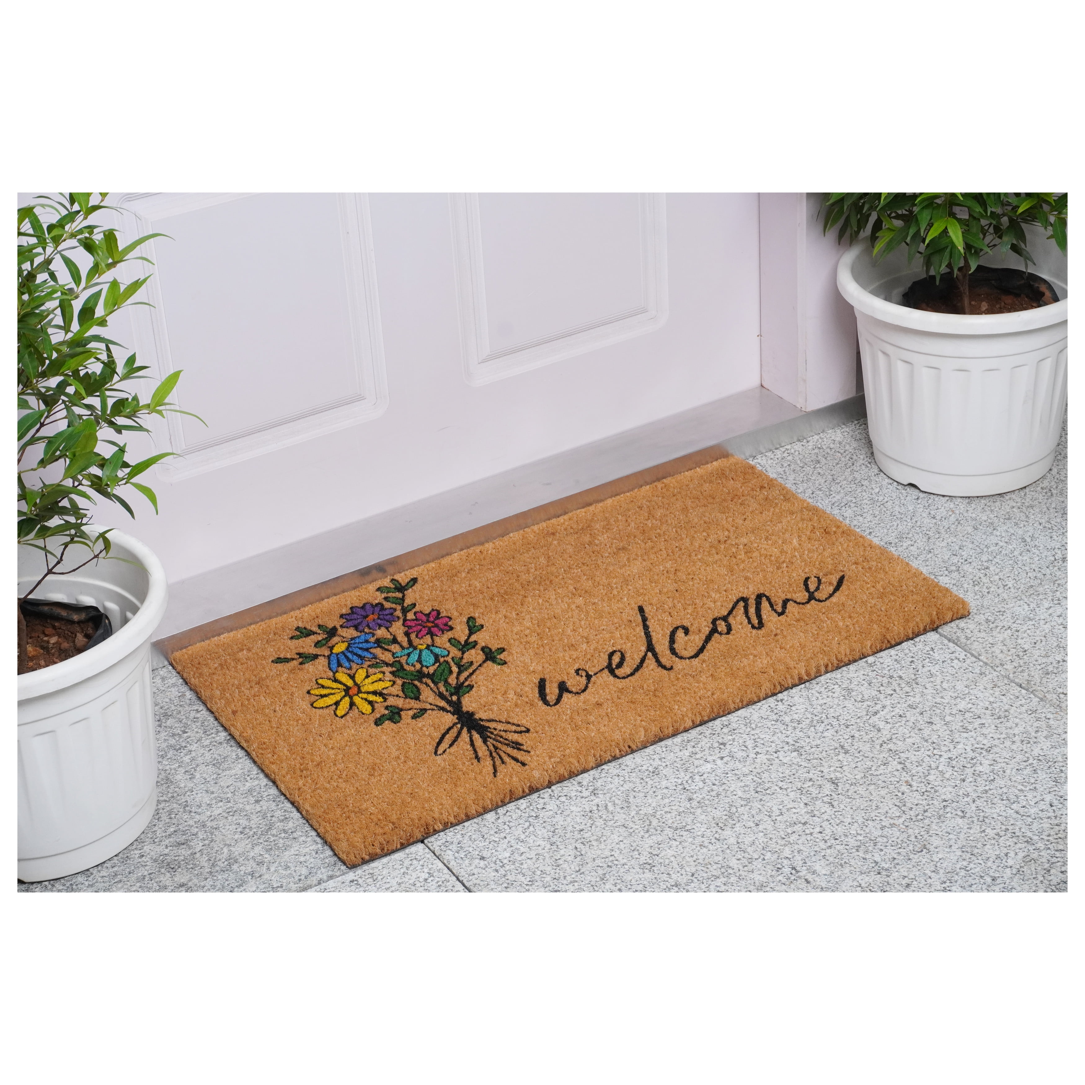 Calloway Mills 107801729 Spring Flowers Bouquet Doormat 17" x 29"