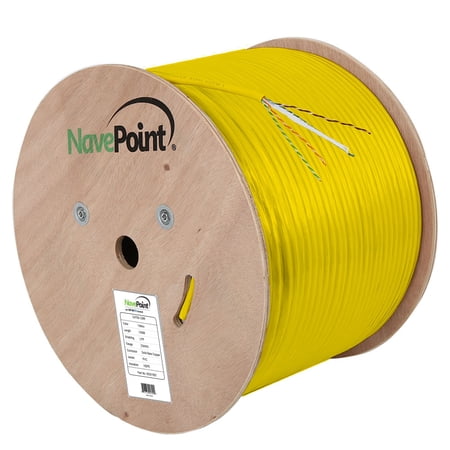 CAT6A Ethernet Cable  UTP  CMR riser rated  Yellow  1000 Ft price history on PriceWatchPro
