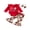 Red, variant on RUINIXCW Baby Girls Christmas Outfit Long Sleeve Romper Print Pants Headband