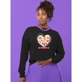 thumbnail image 2 of Valentine's Day Pets Love Sweatshirt Women -Image by Shutterstock, Female x-Large, 2 of 4