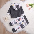 thumbnail image 2 of Vedolay Girls Sets Kids Toddler Girls Clothes Fall T-Shirt and Pants Set,Gray 12-24 Months, 2 of 5
