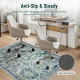 thumbnail image 3 of 48x60 Home Office Chair Mat for Hardwood Floor, Non-Slip Desk Mat for Rolling Chair, Low Pile Carpet Floor Mat, 3 of 7