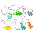 thumbnail image 2 of Mikilon Creative Dinosaur Shape Stainless Steel Diy Mould Baking Mould Kitchen Tool, 2 of 8