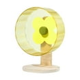 thumbnail image 2 of Hamster Exercise Wheel Silent with Bracket 8.7inch Guinea Pig Jogging Wheel Solid to Play and Run Cage Accessories Adjustable Stand Yellow, 2 of 9