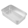 thumbnail image 1 of AMERTEER Stainless Steel Covered Baking Pan Rectangular Baking Dish Multi-Purpose Baking Tray Meal Prep Tin Food Storage Box for Party Picnics Outdoor Events, 1 of 8