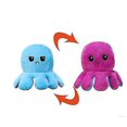 thumbnail image 1 of Plush Octopus Reversible Cute Flip Soft Toy Gift Happy Sad Pink Blue D, 1 of 1