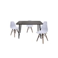 thumbnail image 1 of Comedor Murcia  Rectangular 120x70 con sillas blancas para 4 personas, 1 of 2