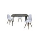 thumbnail image 1 of Comedor Murcia  Rectangular 120x70 con sillas blancas para 4 personas, 1 of 2