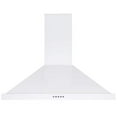 thumbnail image 2 of Ancona 30 Po. 280 CFM Capot Mural Convertible en Pyramide Blanc, 2 of 8