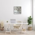 thumbnail image 3 of Woodland Nature Tree Painting Gray Framed Giclee Art, 24 x 24, 3 of 7