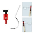 thumbnail image 6 of Miulika Corner Pole Stand Bracket Fishing Rod Rack Lightweight Front Mount Easy Installation Support 180 Degrees Rotatable Adjustable Red Set A, 6 of 9