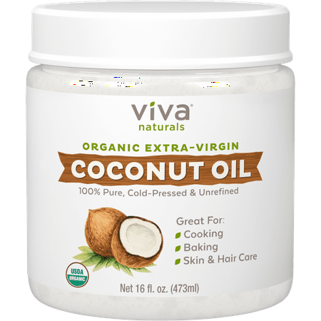 Viva Naturals Organic Extra Virgin Coconut Oil 16 fl