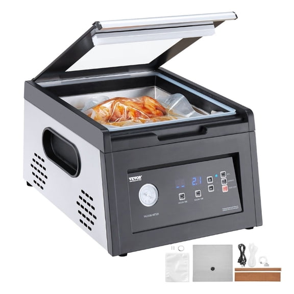 Chamber Vacuum Sealer, 380W Packing Machine for Food, 11.5" Seal Length
