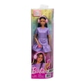 thumbnail image 7 of Barbie Fashionistas Doll #245 in Purple Striped Dress, Autistic Barbie with Accessories, 7 of 7