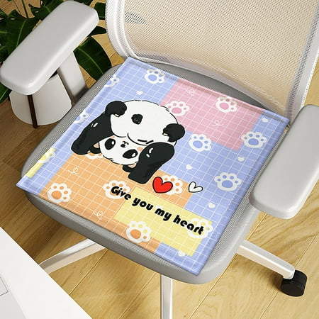 

Giyblacko CushionCushion Cool Cushion Chair Cushion Office Sedentary Stool Cool Mat Fart Cushion Seat Cushion Summer Office Mat Chair Cushion Students