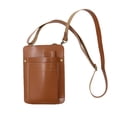 thumbnail image 2 of Product Classification Tool Bag Leather Utility with Reinforced Stitching for Easy in Harsh Environments,13.5 cm×19 cm,Brown, 2 of 9