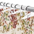 thumbnail image 7 of Shower Curtains for Bathroom-60"x72",Fall Eucalyptus Leaves Retro Linen Waterproof Bath Curtain Grommet Shower Curtain Set, 7 of 7