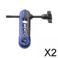 thumbnail image 1 of Paquete de 2-6 carretes de pesca portátiles Sharpla Mini carrete de hilo ajustable azul negro, 1 of 8