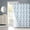 White and Multicolor, variant on Mainstays 14 Piece Black and White Scallop Shower Curtain Set – 72" x 72" Faux Linen Fabric, Waterproof PEVA Liner & Metal Hooks, Machine Washable