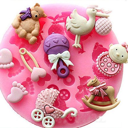 Baby Silicone Mold Chocolate Candy Making Crafts Ice Cube Jello Cake