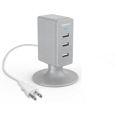 USB Charger, Universal Wall Charger 3 Port Hub 3.1Amp Desktop Charging (Best Universal Charging Station)