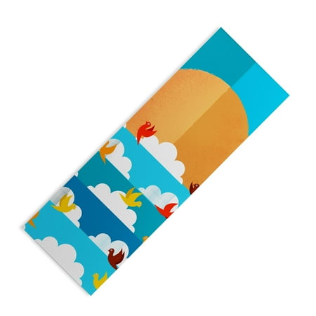 Society6 Showmemars Birds Flying High In The Sky (6mm) 24 x 70 Yoga Mat