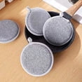 thumbnail image 7 of Worgeous 12 Pcs Non-harm Hand Scrubber Sponge 12.00X12.00X2.50CM Silver, 7 of 7
