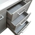thumbnail image 6 of 48 in. Gray Pine Double Wooden Vanity with Ceramic Top, 6 of 13