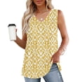 thumbnail image 2 of Plus Size Summer Tops For Women 5 Xl White Sleeveless Tank Tops For Women Dressy Tunic Tops For Women Loose Fit Plus Size 3Xl Cute T Shirts For Women Graphic, 2 of 6