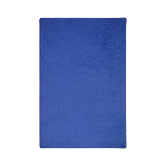 Joy Carpets Kid Essentials Endurance 12' x 18' Area Rug in Color Royal Blue
