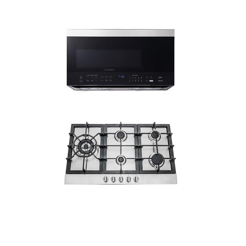 microwave oven with hob