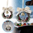 thumbnail image 1 of Festive Seasonal Wreath for Front Door Celebration Greenery Arrangement for Home, 1 of 5
