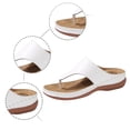 thumbnail image 5 of ibiyuan Wide Flip Flops for Women Thong Sandals Non- Tpr Sole Slippers Women Lightweight Orthofeet Shoes for Women Beach Casual Wear, 5 of 9